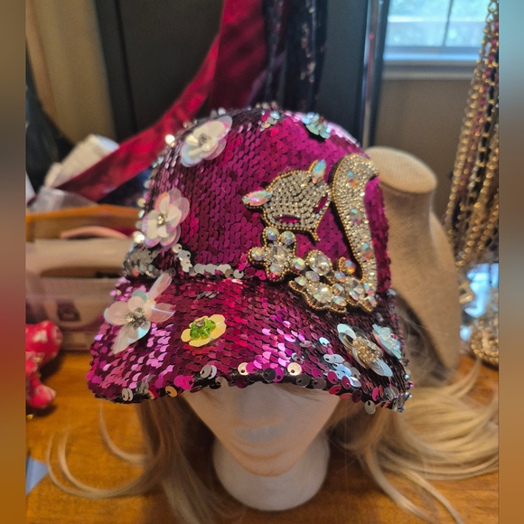 Boutique item Accessories - NWT  Sequin Embellished Cap